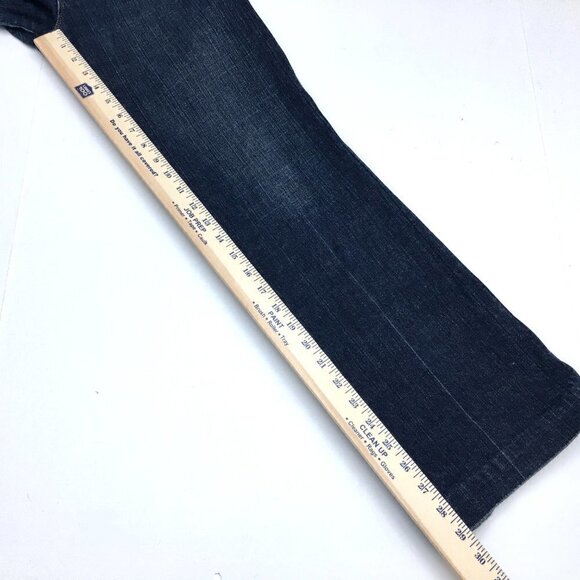 Gap Women's Jeans Ultra Low Rise Boot Cut Ankle Stretch Dark size 8 length 29" - Picture 5 of 13